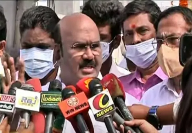 minister jayakumar press meet at chennai 